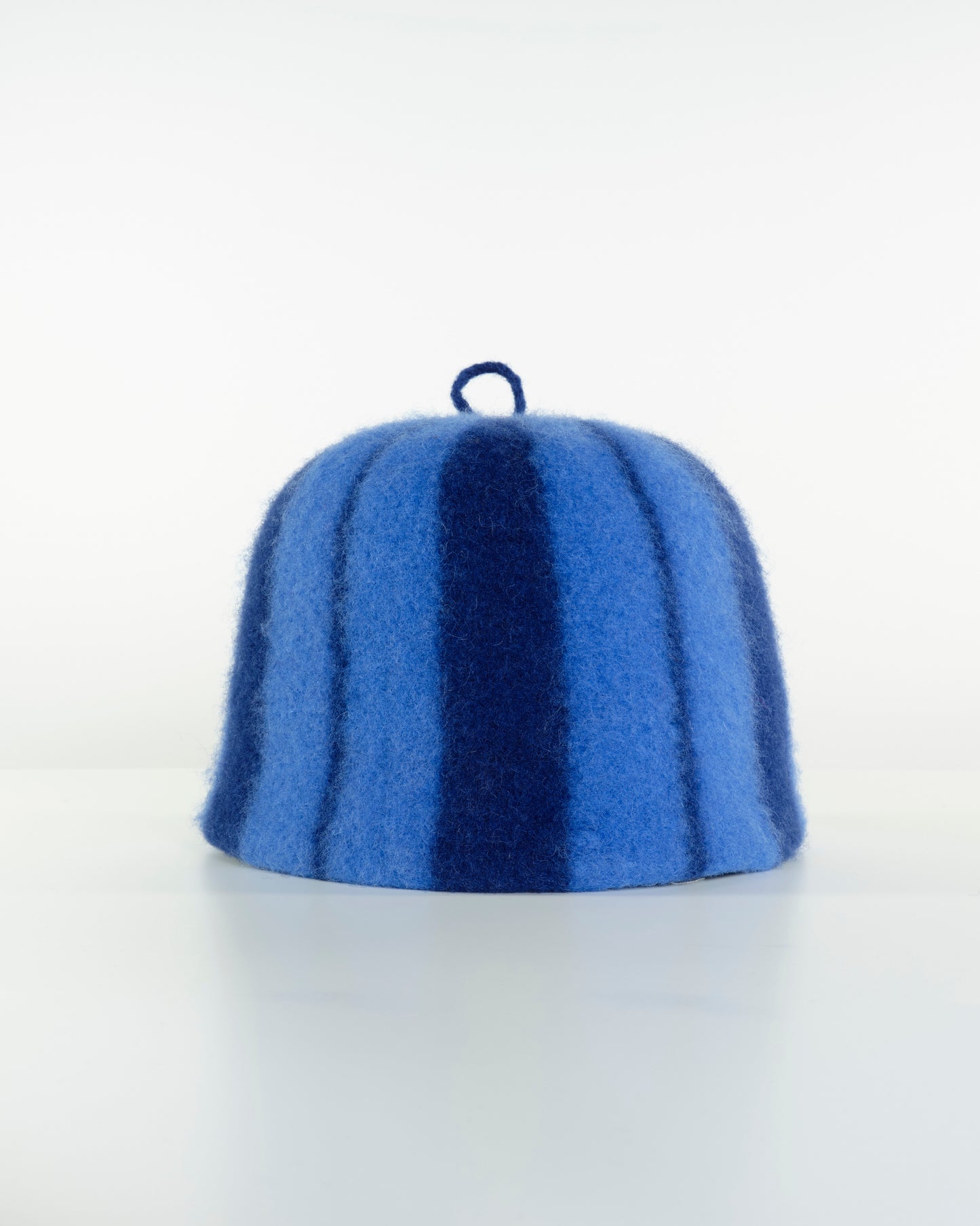 Blue Felt Sauna Beanie