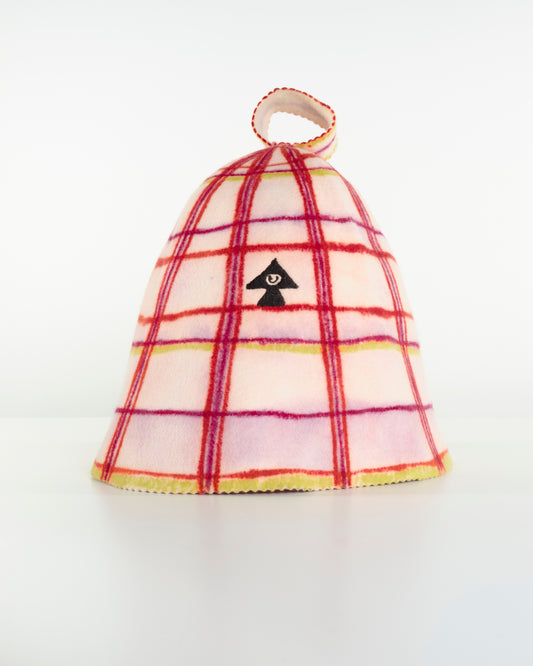 Tina Tartan Wool Sauna Hat